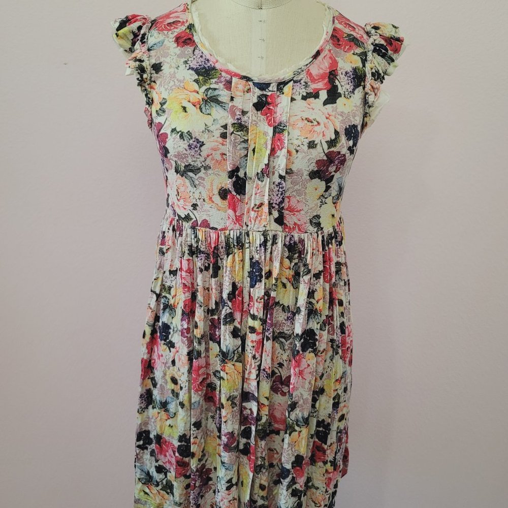 Zara floral mini dress